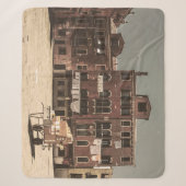 landschap van Venetië Sherpa Deken (Voorkant)