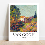 Landschap van Vincent van Gogh Poster<br><div class="desc">Landschap (1925-1928) van Vincent van Gogh</div>