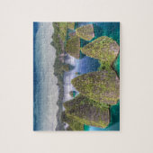 Landschap van Wayag-eiland, Indonesië Legpuzzel (Verticaal)
