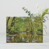 Landschap van Wilson River Bedankkaart (Staand voorkant)