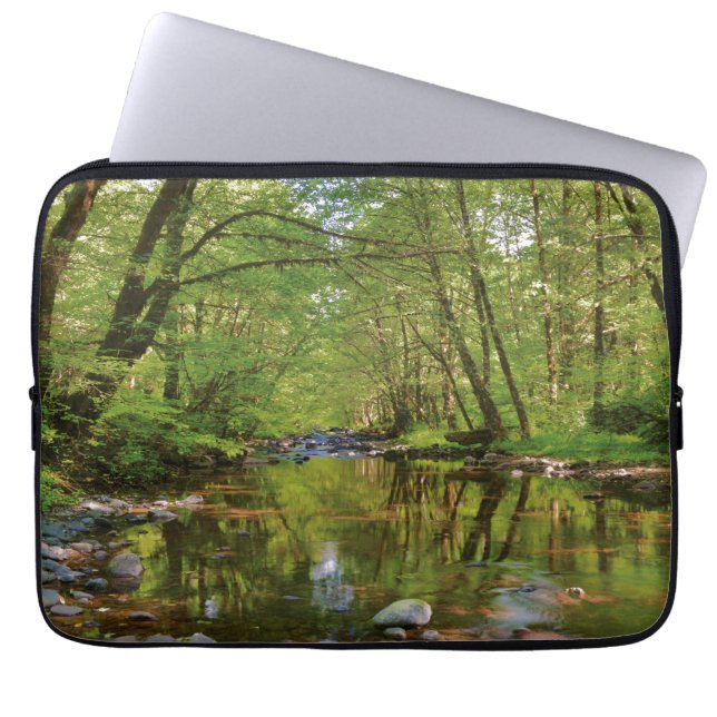 Landschap van Wilson River Laptop Sleeve (Voorkant)