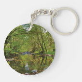 Landschap van Wilson River Sleutelhanger (Achterkant)