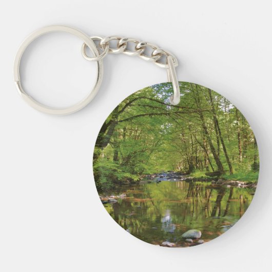 Landschap van Wilson River Sleutelhanger (Voorkant)