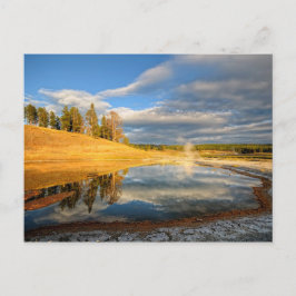 Landschap van Yellowstone Briefkaart