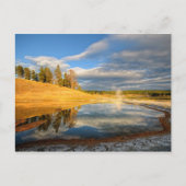 Landschap van Yellowstone Briefkaart (Voorkant)