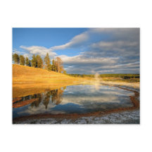 Landschap van Yellowstone
