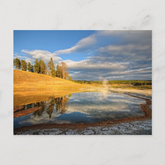 Landschap van Yellowstone Briefkaart (Voorkant)