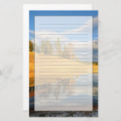 Landschap van Yellowstone Briefpapier (Voorkant / Achterkant)