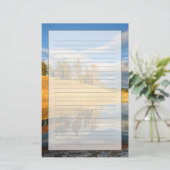 Landschap van Yellowstone Briefpapier (Staand voorkant)