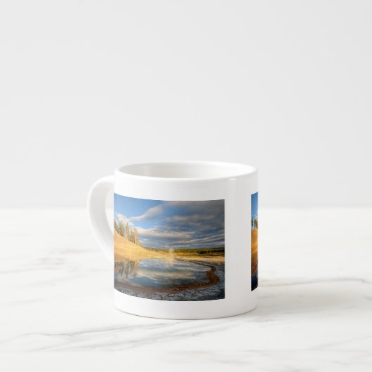 Landschap van Yellowstone Espresso Kop (Links)
