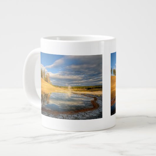 Landschap van Yellowstone Grote Koffiekop (Links)