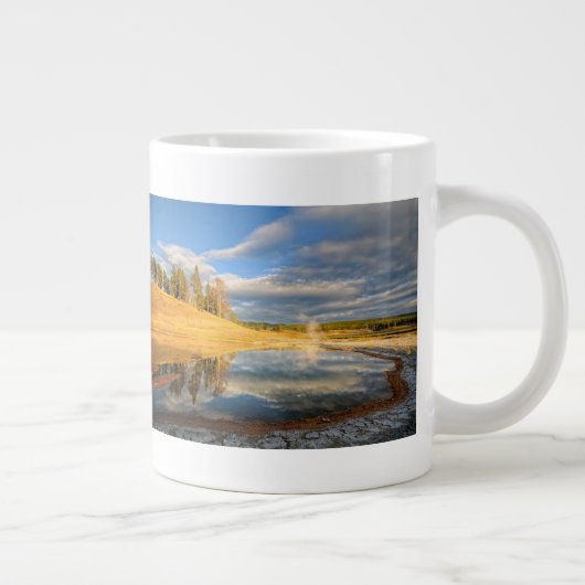 Landschap van Yellowstone Grote Koffiekop (Rechts)