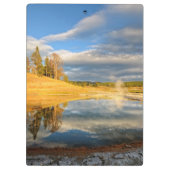Landschap van Yellowstone Klembord (Achterkant)