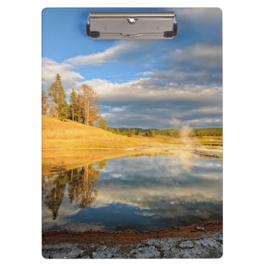 Landschap van Yellowstone Klembord (Voorkant)