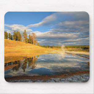 Landschap van Yellowstone Muismat