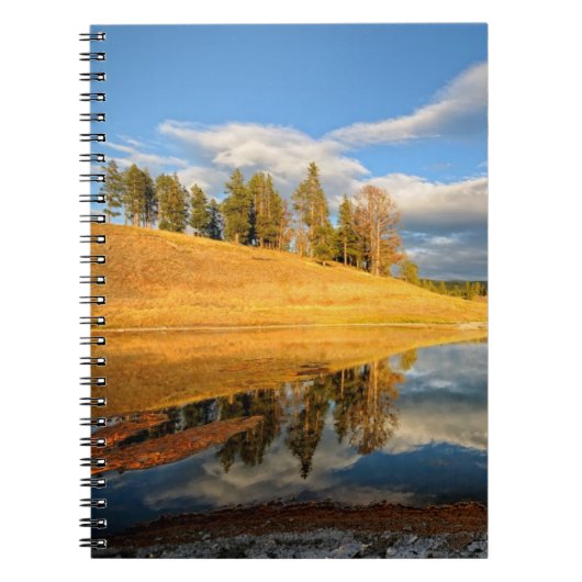 Landschap van Yellowstone Notitieboek (Voorkant)