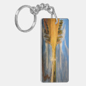 Landschap van Yellowstone Sleutelhanger (Voorkant Links)