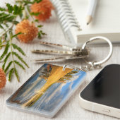 Landschap van Yellowstone Sleutelhanger (Voorkant Rechts)