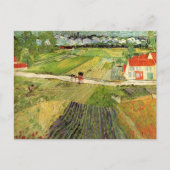 Landschap, vervoer en trein door Vincent van Gogh Briefkaart (Voorkant)
