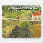 Landschap, vervoer en trein door Vincent van Gogh Muismat (Voorkant)