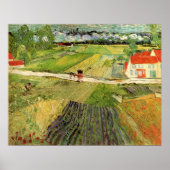 Landschap, vervoer en trein door Vincent van Gogh Poster (Voorkant)