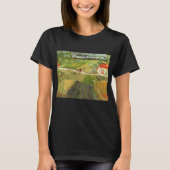 Landschap, vervoer en trein door Vincent van Gogh T-shirt (Voorkant)