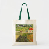 Landschap, vervoer en trein door Vincent van Gogh Tote Bag (Voorkant)