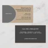 Landschap/verzorging in eigen beheer/bever/betonne visitekaartje (Voorkant / Achterkant)