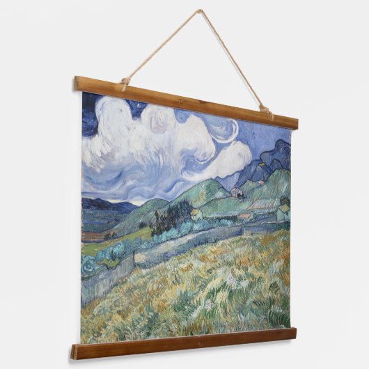 Landschap Vincent Van Gogh Travel  Fine Art Hangend Wandkleed (Gebogen)