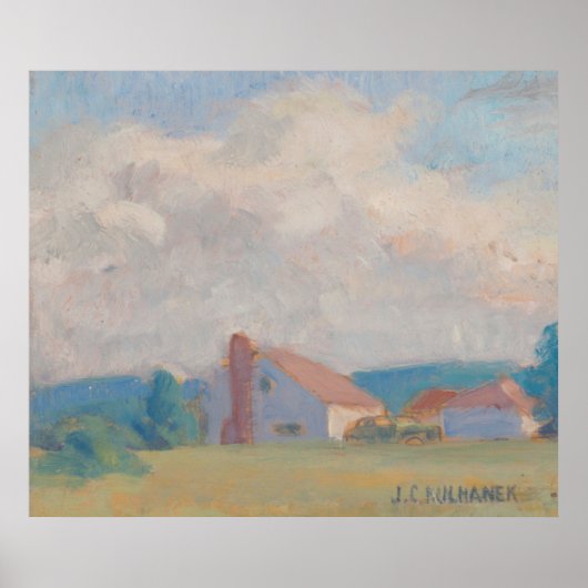 Landschap Vista - Kulhanek Landschap (1945) Poster (Voorkant)