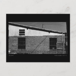 Landschap voor digitale kunstwerken in de stedelij briefkaart