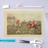  Landschap Vos Hunt Honden Ephemera Decoupage Tissuepapier (Craft)