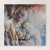 Landschap Vroege lente Legpuzzel (Horizontaal)