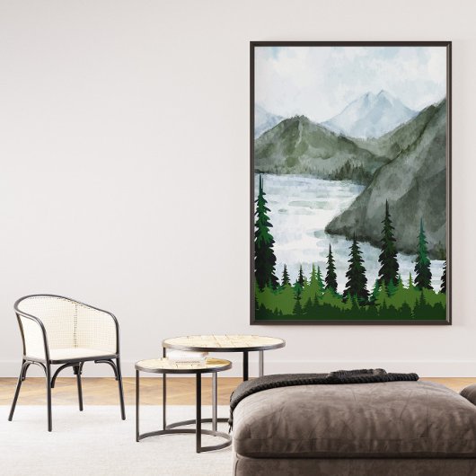 Landschap Wall Art Canvas Afdruk