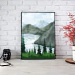 Landschap Wall Art Canvas Afdruk<br><div class="desc">De gedempte kleuren en het minimalistische ontwerp maken deze print de perfecte aanvulling op elke moderne, boho of midden-eeuw geïnspireerde inrichting.</div>