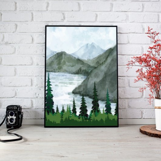 Landschap Wall Art Canvas Afdruk