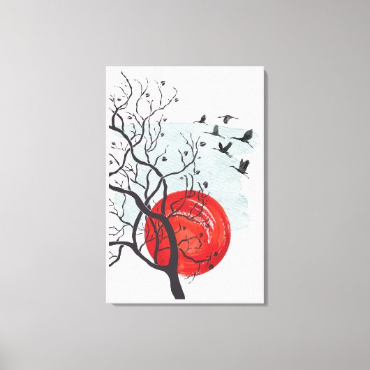 Landschap Wall Art, Mideeuwse moderne decoratie (Voorkant)