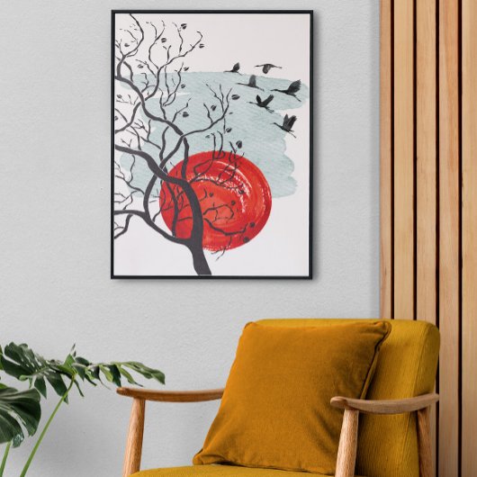 Landschap Wall Art, Mideeuwse moderne decoratie