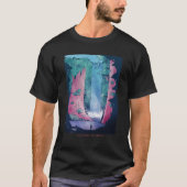 Landschap Waterval Fantasy T-shirt (Voorkant)