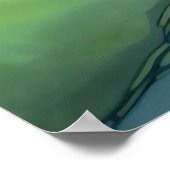 Landschap Waterverf schilderij Poster (Hoek)
