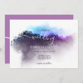 Landschap Weddenschap over Waterverf van Elegant O Kaart (Voorkant / Achterkant)