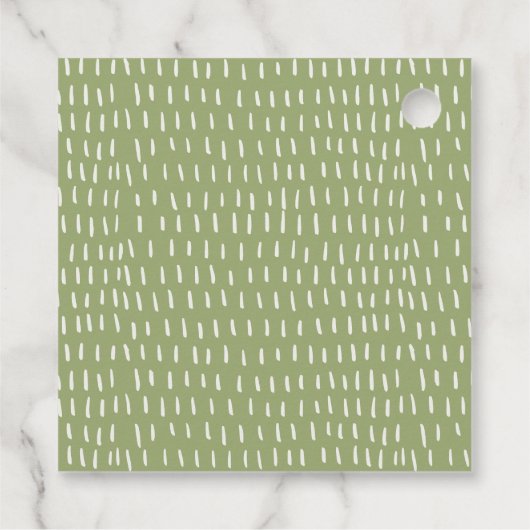 Landschap Weddenschap tussen de Waterverf van Napa Bedankjes Labels (Achterkant)