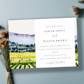 Landschap Weddenschap tussen de Waterverf van Napa Kaart