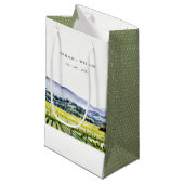 Landschap Weddenschap tussen de Waterverf van Napa Klein Cadeauzakje (Voorkant Gekanteld)