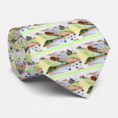 Landschap Welsh Stropdas (Opgerold)