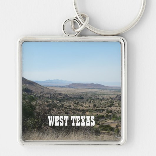 Landschap West Texas Sleutelhanger (Voorkant)