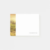 Landschap wijngaarden post-it® notes (Voorkant)