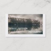 Landschap Wildlife Fotografie Custom Foto Upload Visitekaartje (Voorkant)