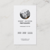 Landschap Wildlife Fotografie Custom Foto Upload Visitekaartje (Achterkant)