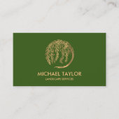 Landschap Willow Tree Service gazon zorg Visitekaartje (Voorkant)